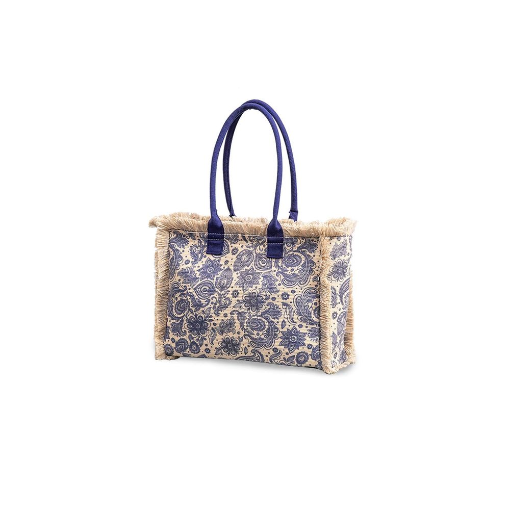 Canvas Handbag Ethnic Style Tote Bag Retro Shoulder Bag With Tassels :D